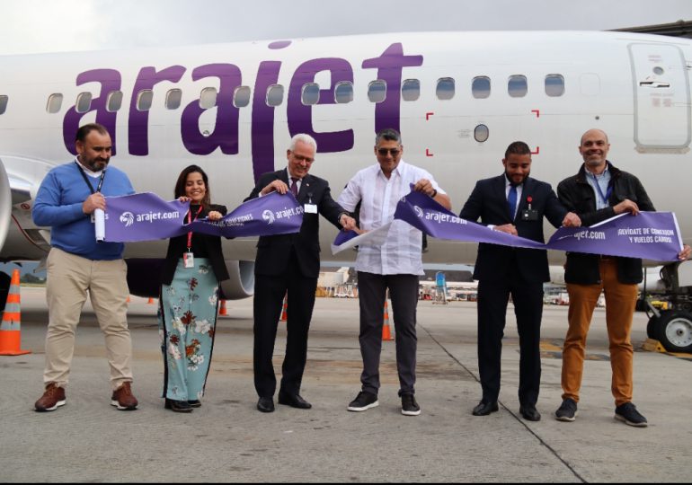 Arajet se convierte en única aerolínea que conecta directo a Santo Domingo con 5 ciudades en Colombia