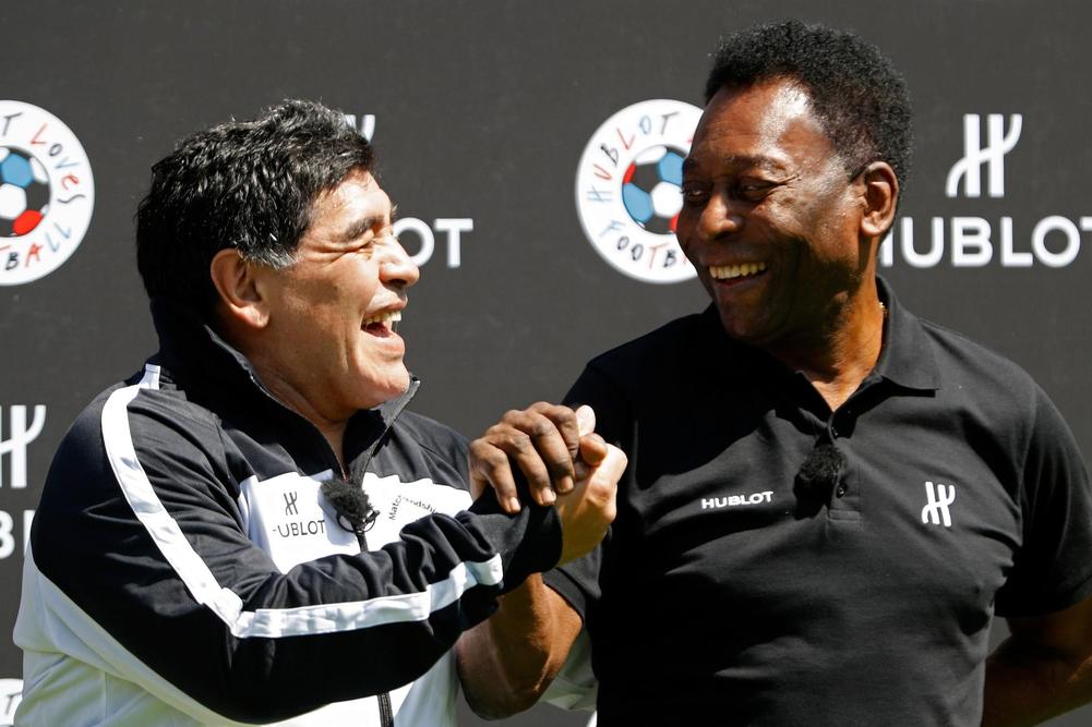 El Mensaje Que Le Dejó Pelé A Maradona Un Día En El Cielo Jugaremos