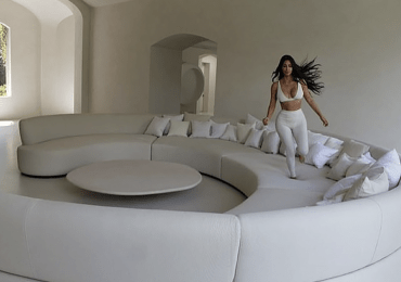 "Beige y blanco" son los colores de la casa monocromática de Kim Kardashian