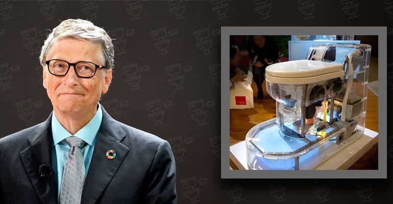 Bill Gates creó un inodoro que no usa agua