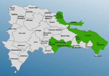 Ocho provincias en alerta verde por incidencia de vaguada