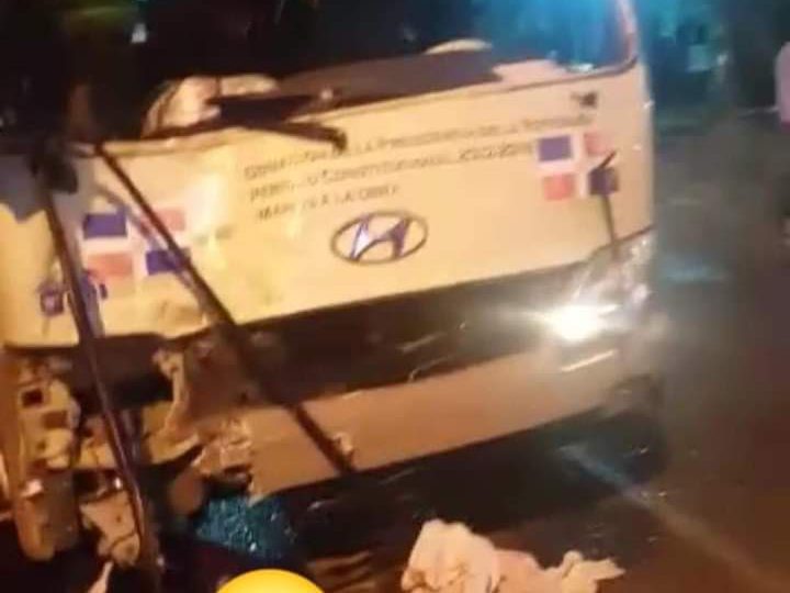 Accidente en Las Marías de Neiba deja varios muertos