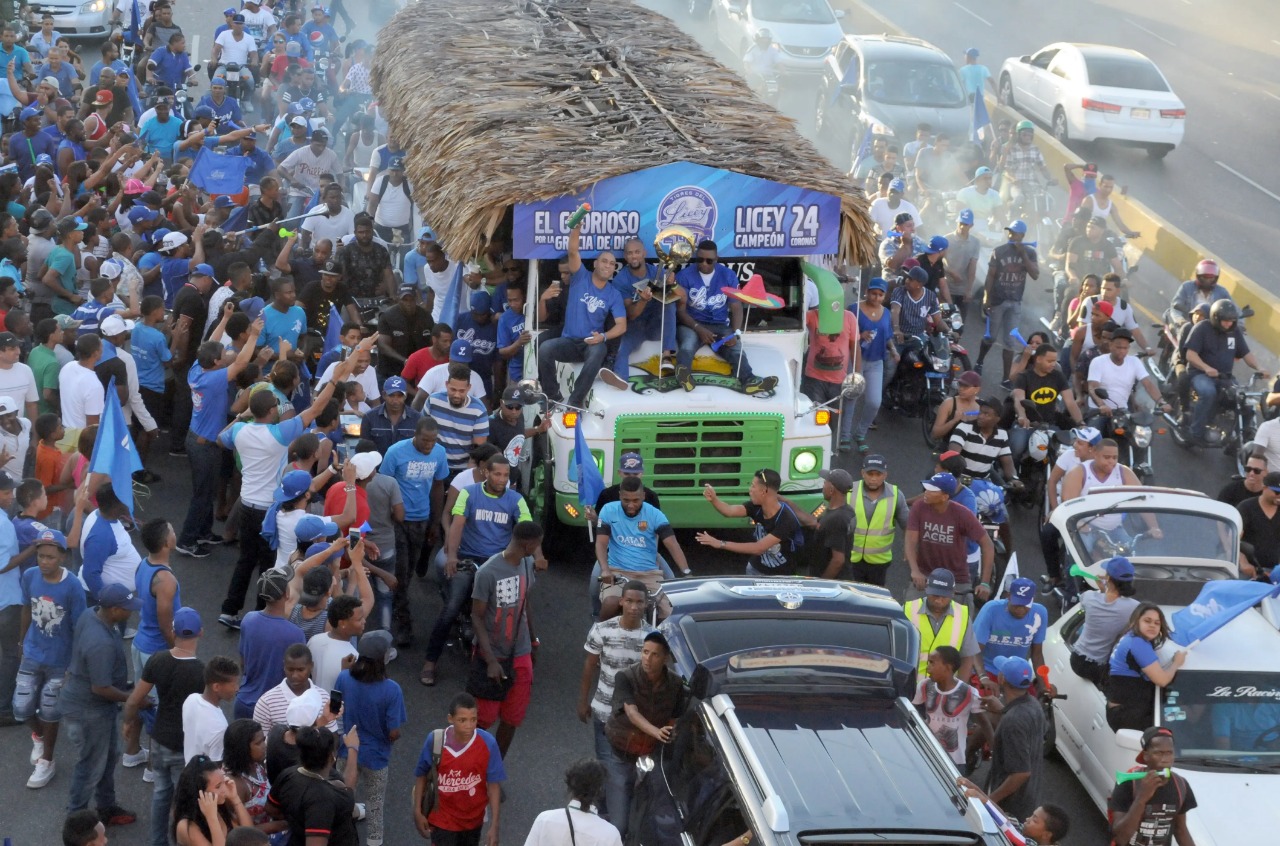 Licey realizar gran caravana este domingo para celebrar la corona