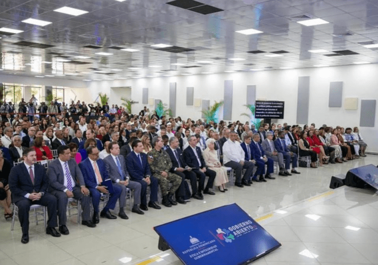 Abinader encabeza lanzamiento V Plan de Acción de Gobierno Abierto de RD 2022-2024