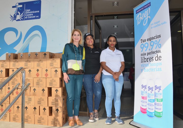 McBride (Caribbean) Limited dona más de 26 mil Desinfectantes Beep a instituciones médicas y fundaciones
