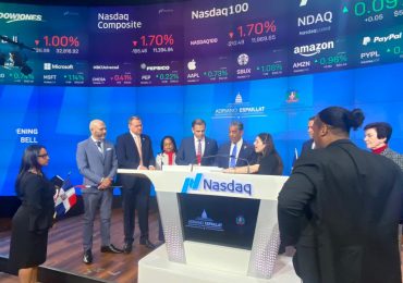 Independencia dominicana  se celebra por primera vez en el NASDAQ