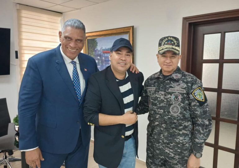 El Pachá se reúne con ministro de Interior y Policía y director de la PN