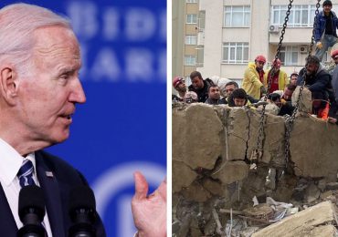 Biden, "entristecido", promete ayuda de EEUU por terremoto en Turquía y Siria