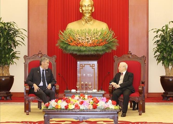 Secretario general Partido Comunista de Vietnam favorece grandes empresas de su país inviertan en RD