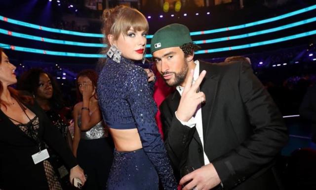 Bad Bunny hace bailar a Taylor Swift al ritmo de merengue en los Grammy Awards 2023
