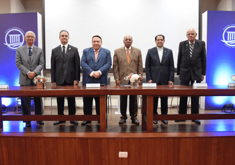 Tribunal Constitucional realiza "Cátedra Juan Pablo Duarte: Democracia Constitucional"