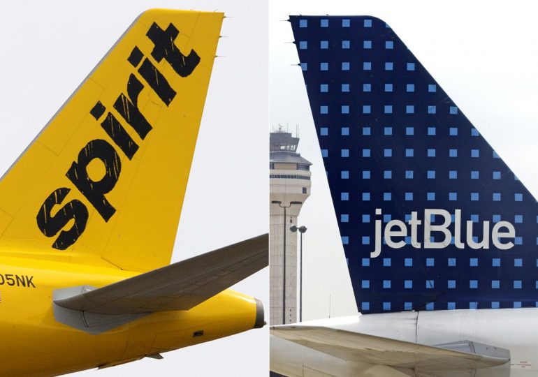 Washington quiere bloquear fusión entre aerolíneas JetBlue y Spirit
