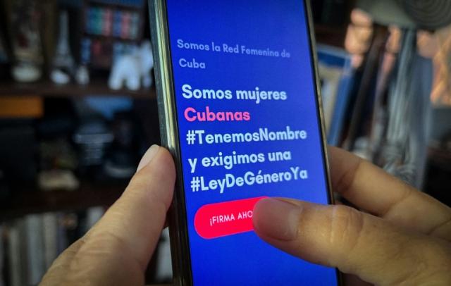 Sin permiso para marchar el 8 de marzo, activistas cubanas se movilizan en redes