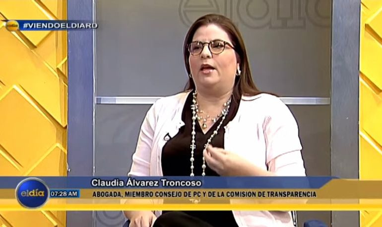 Claudia Álvarez sobre casos de corrupción señala  complicidad de personas dentro del control interno de instituciones bancarias