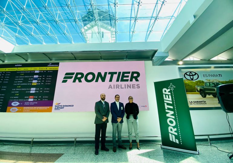 Aerolinea Frontier anuncia vuelos sin escalas desde Santo Domingo a Atlanta y Tampa