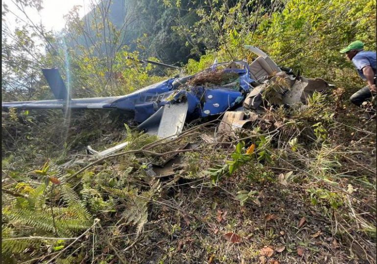 FOTOS | CIAA asume investigación del accidente aéreo con una persona fallecida en San Cristóbal