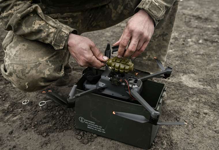 Ucrania sufre nuevos ataques con drones, informó el ejército