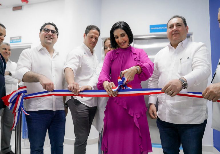 Raquel Arbaje, SNS y el Incart inauguran Unidad de Gammagrafía para atender casos de pacientes oncológicos
