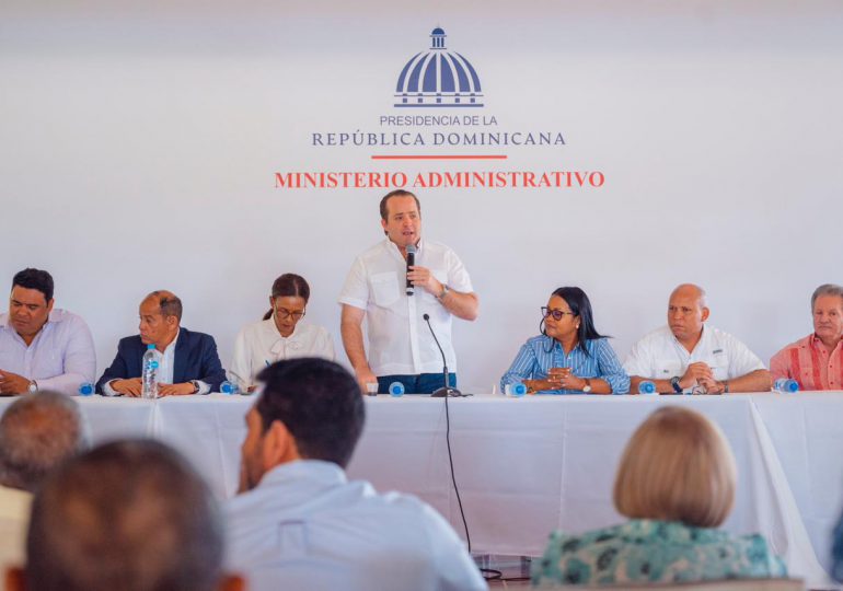 Ministro Paliza pasa balance a las ejecutorias del gobierno en la provincia La Altagracia