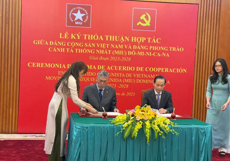 Partido Comunista de Vietnan y Movimiento Izquierda renovan acuerdo cooperación mutua