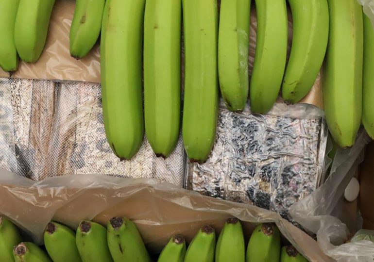 Hallan en Boca Chica dos toneladas de cocaína camuflada entre bananos