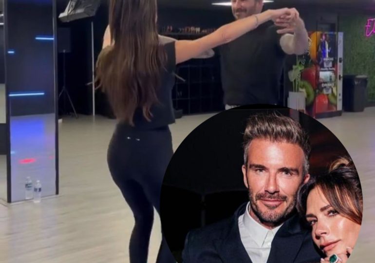 Video| Los esposos Beckham mostraron sus mejores pasos bailando salsa