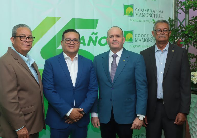 Cooperativa Mamoncito celebra su 45 aniversario siendo parte del crecimiento de los dominicanos 