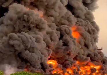 VIDEO | Explosión en Crimea destruyó 10 tanques de petróleo destinados a la Flota del Mar Negro de Rusia