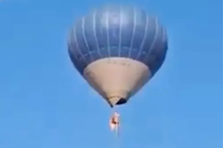 VIDEO | Dos muertos en accidente de globo aerostático cerca de pirámides de Teotihuacán