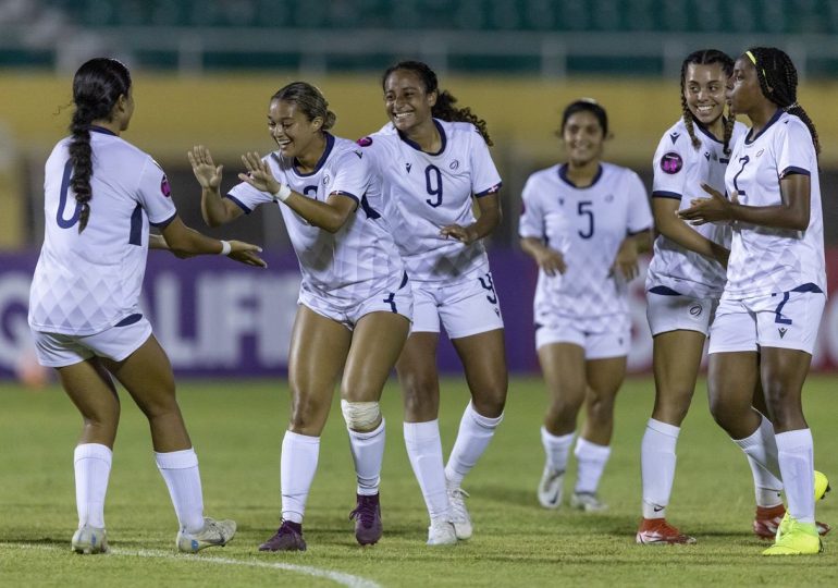Contundente goleada de RD ante Dominica en el Clasificatorio Sub-20 Femenino
