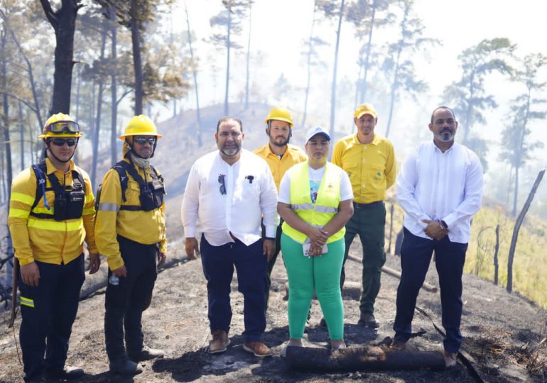 Incendios en montañas de Jarabacoa están controlados en 99%; senador de La Vega denuncia responsables