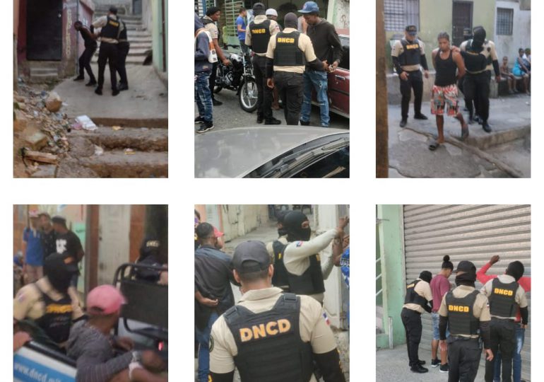 DNCD realiza operativo preventivo en distintos sectores de Santo Domingo Oeste
