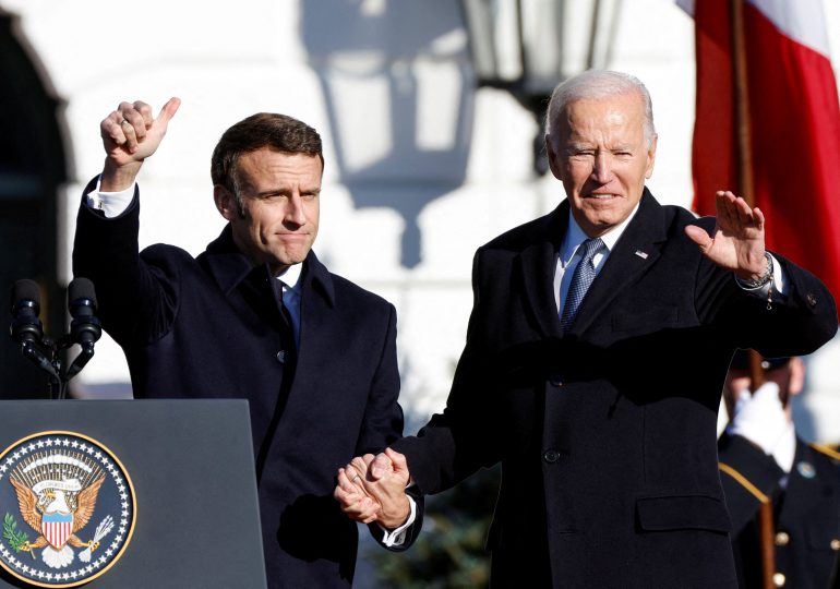 Biden y Macron desean seguir involucrando a China para poner fin al conflicto en Ucrania