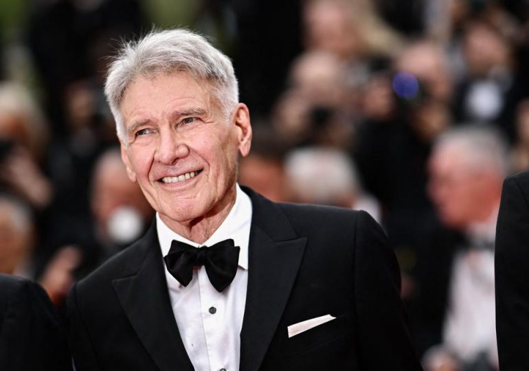 "Me gusta enamorarme", dice Harrison Ford en Cannes tras el estreno del último Indiana Jones