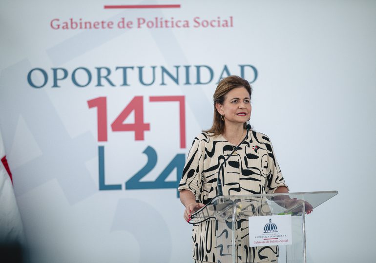 Vicepresidenta Raquel Peña encabeza apertura centros del programa “Oportunidad 14-24”