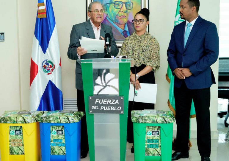 Fuerza del Pueblo anuncia programa de reciclaje “Brigada Verde” para contribuir al Medio Ambiente