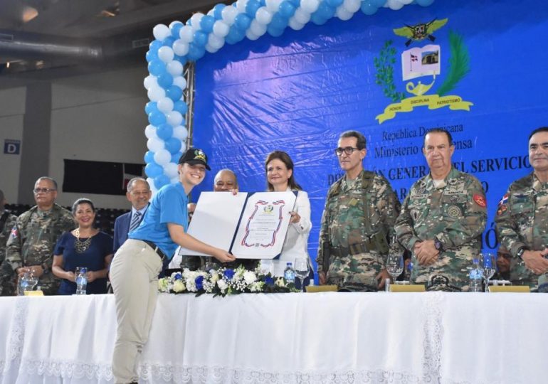 Servicio Militar Voluntario gradúa más de 2,400 estudiantes completaron programa de formación en valores