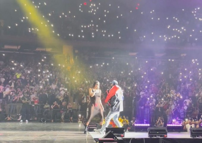 VIDEO | Tokischa desata euforia en el Madison Square Garden durante concierto de Anuel