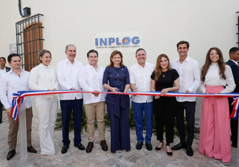 Vicepresidenta y Jean Luis Rodríguez inauguran Instituto Nacional de Capacitación Portuaria y Logística