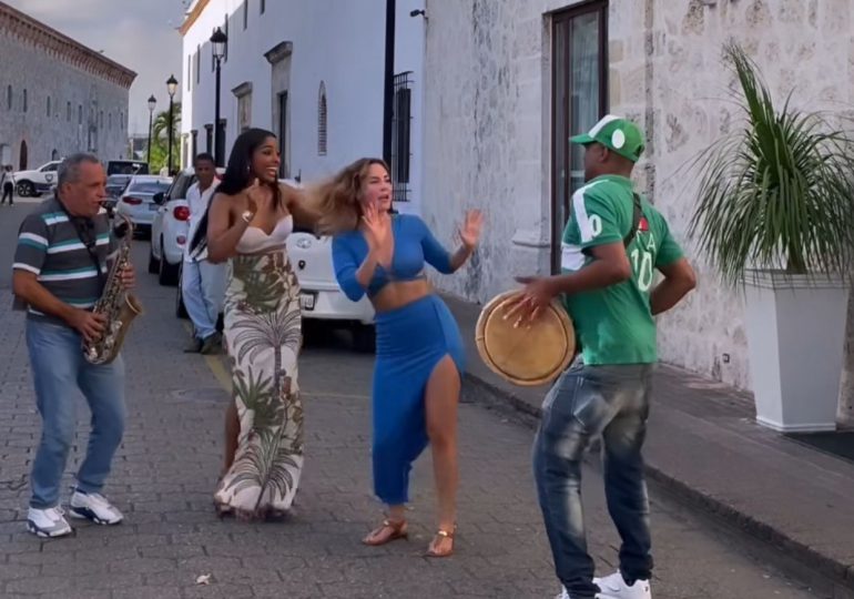 VIDEO | Actriz Carmen Villalobos baila merengue típico en República Dominicana