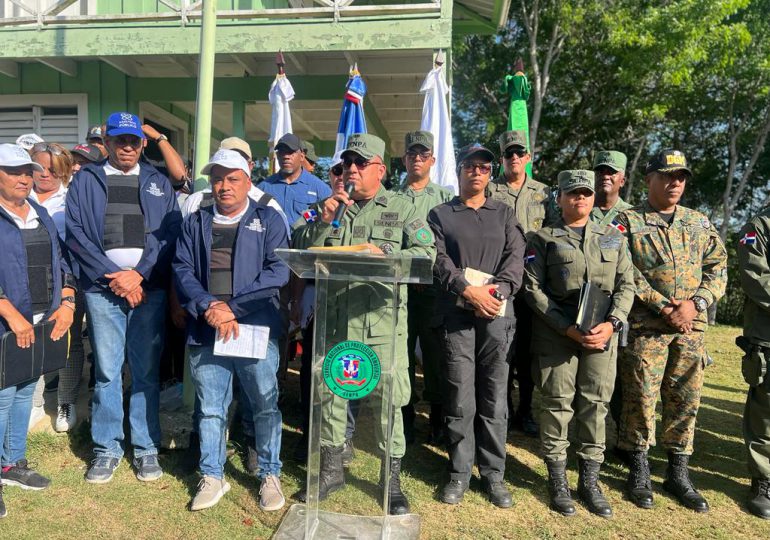 Medio Ambiente pone en marcha operación militar contra ilícitos que afectan el Parque Nacional Los Haitises