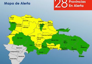 VIDEO | COE aumenta a 28 las provincias en alerta por el paso de una vaguada