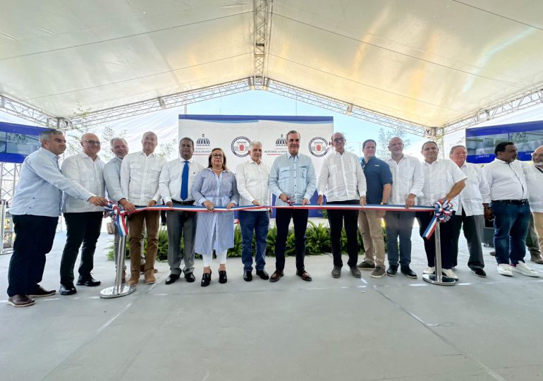 Abinader inaugura Planta de Tratamiento Noriega II y otras obras de agua potable