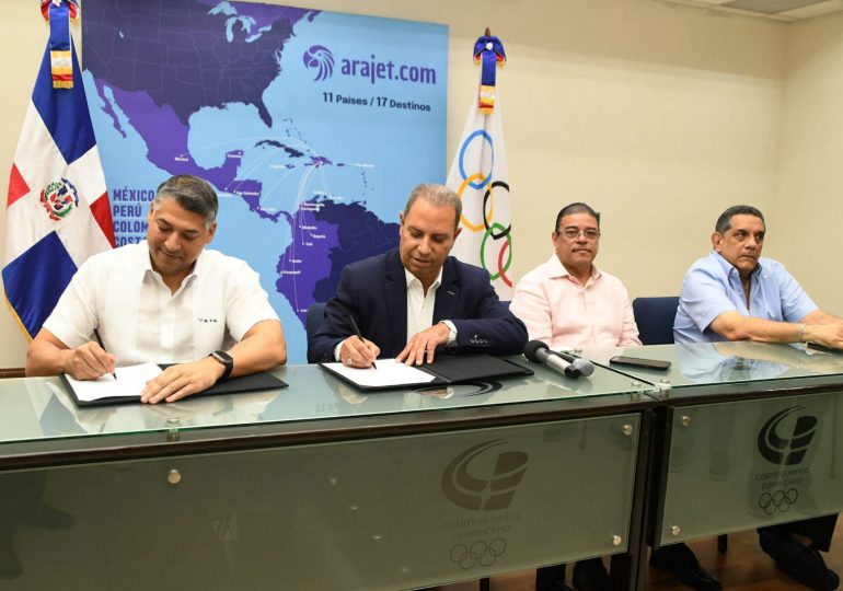 Arajet será línea aérea oficial de la delegación irá a Juegos Centroamericanos y del Caribe en El Salvador