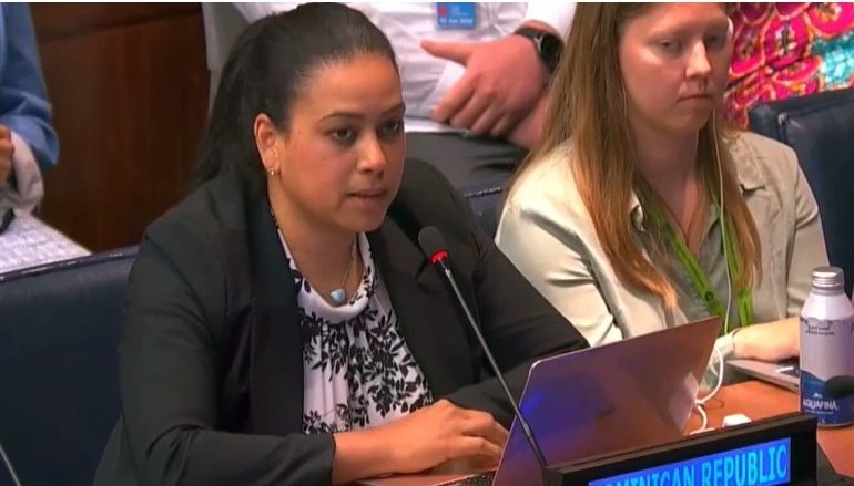 VIDEO | Consejera dominicana en la ONU responde a críticas de la posición de RD sobre crisis en Haití
