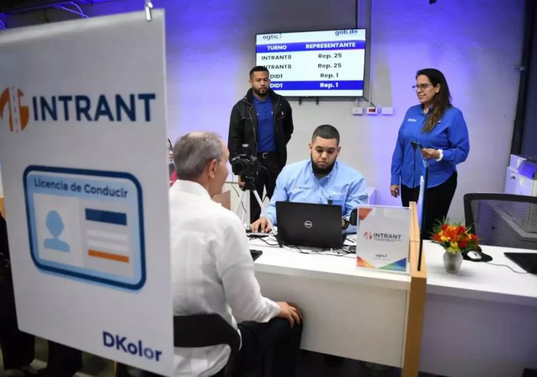 Intrant pone en funcionamiento nueva oficina de licencias de conducir en Santo Domingo Oeste