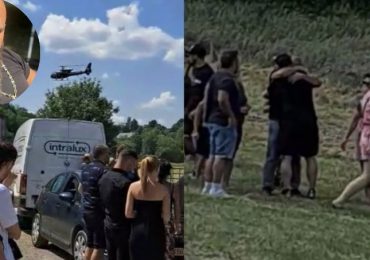 VIDEO | Hombre ‘Tiktoker’ finge su muerte y aparece en helicóptero al funeral