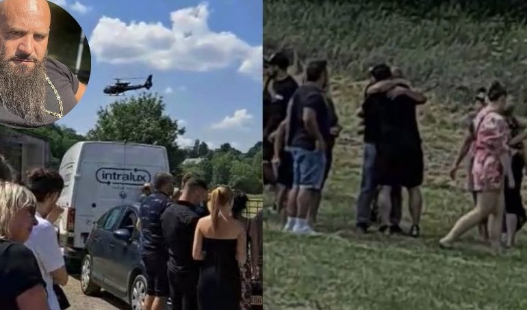 VIDEO | Hombre ‘Tiktoker’ finge su muerte y aparece en helicóptero al funeral