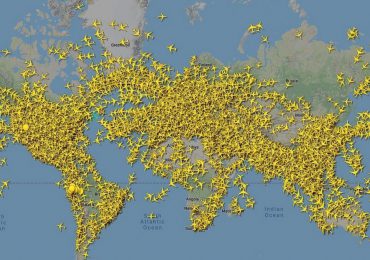 Registran la cifra récord de 22,000 aviones volando simultáneamente