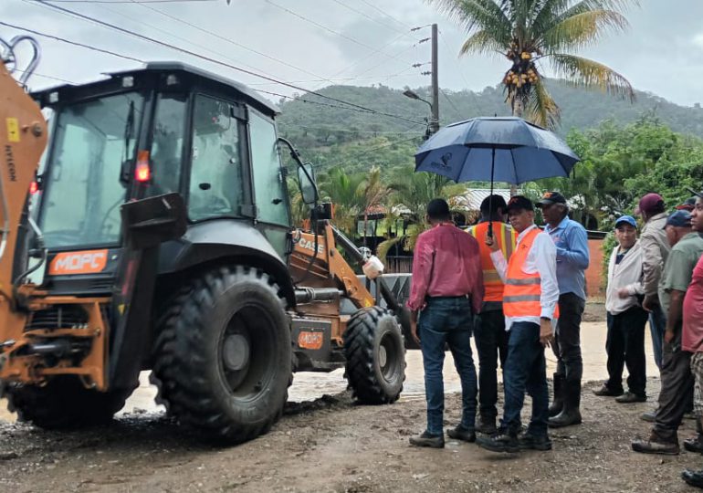 Obras Públicas enfrenta daños ocasionados en provincias del Sur afectadas por lluvias